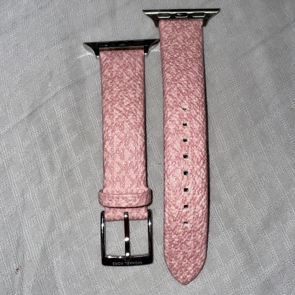 Michael Kors pink smart watch band